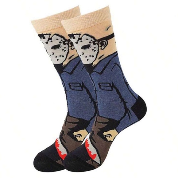 Other - •Jason Voorhees• Graphic Unisex Socks 3 for $21